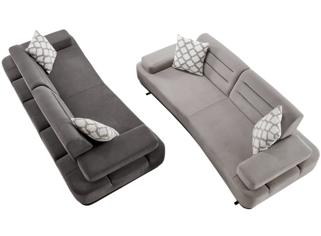 LUGANO Living Room Set Sofas and Armchair - Berre Furniture