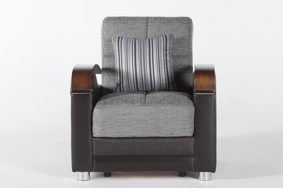 Luna Regal Armchair by Bellona FULYA GRAY