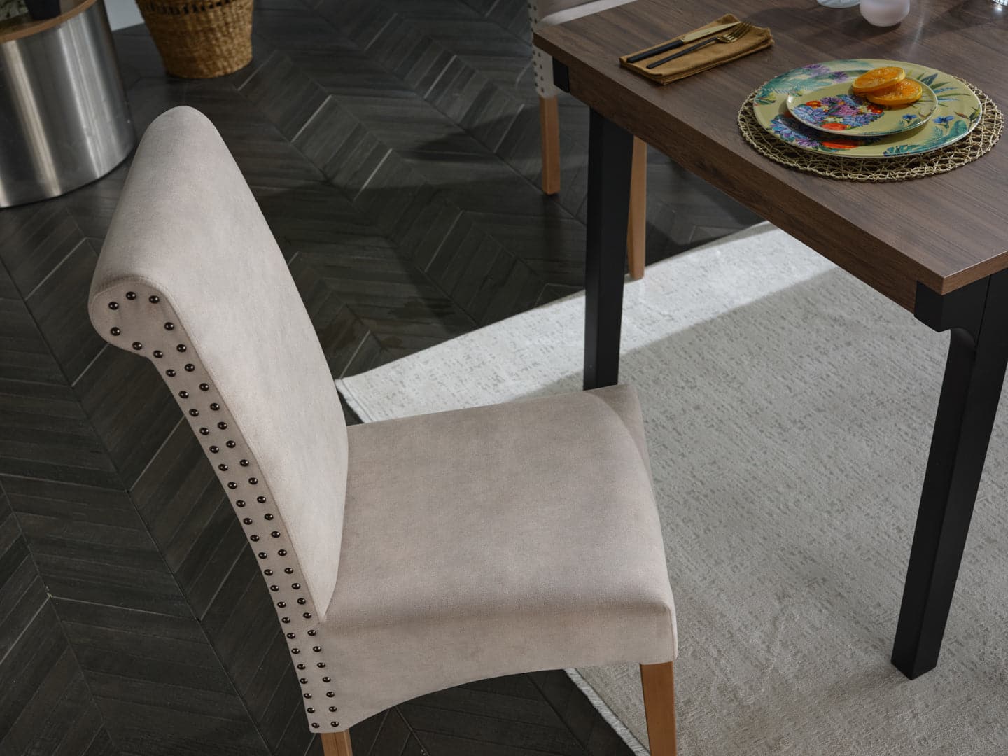 Margo Dining Chair 2Pcs (Lova Vizon) by Bellona