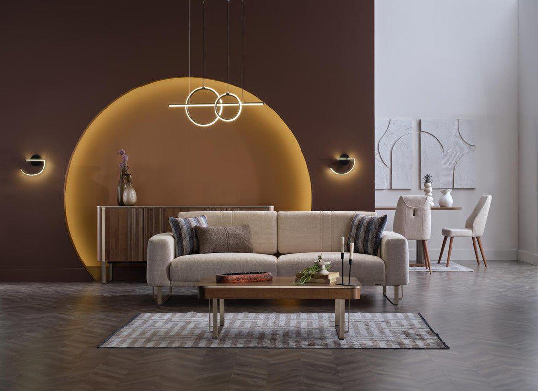 Mirante 3 Seat Sleeper by Bellona BEATTO CREAM