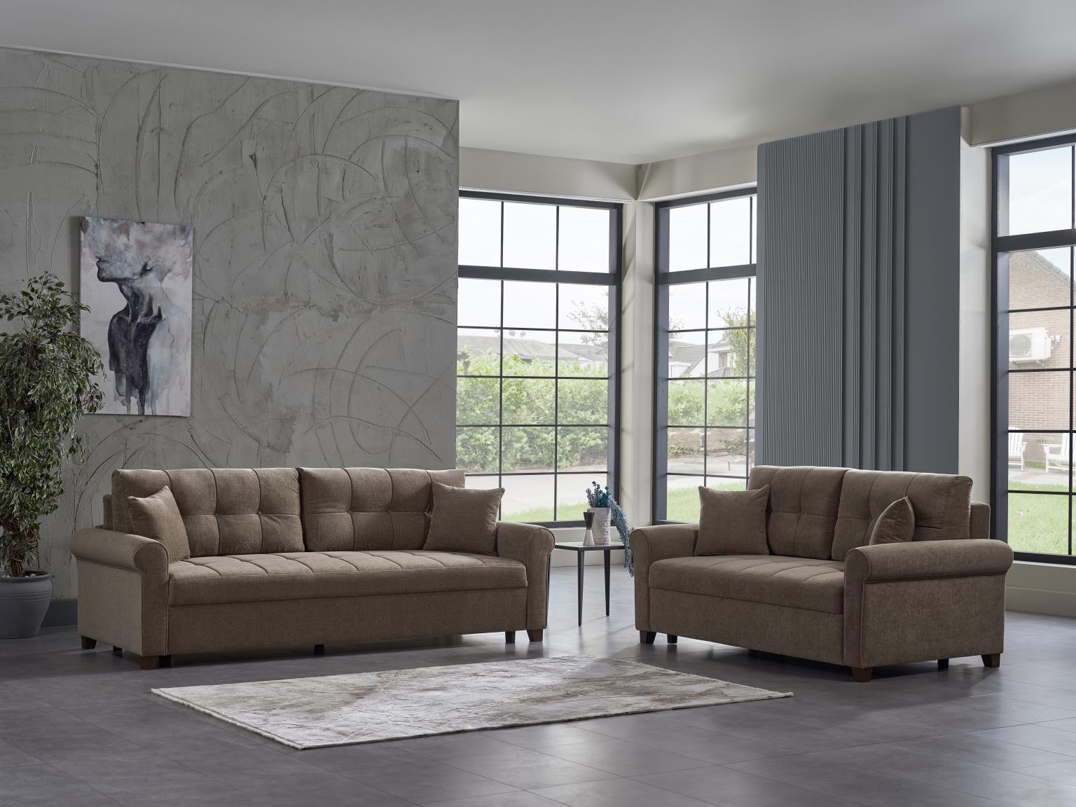 Mocca P Sofa or Loveseat by Bellona - Berre Furniture