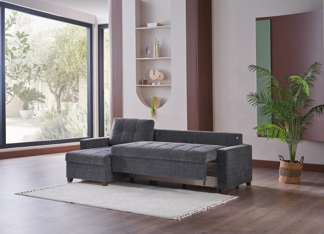 Mocca Sleeper Sectional 3 Pieces by Bellona