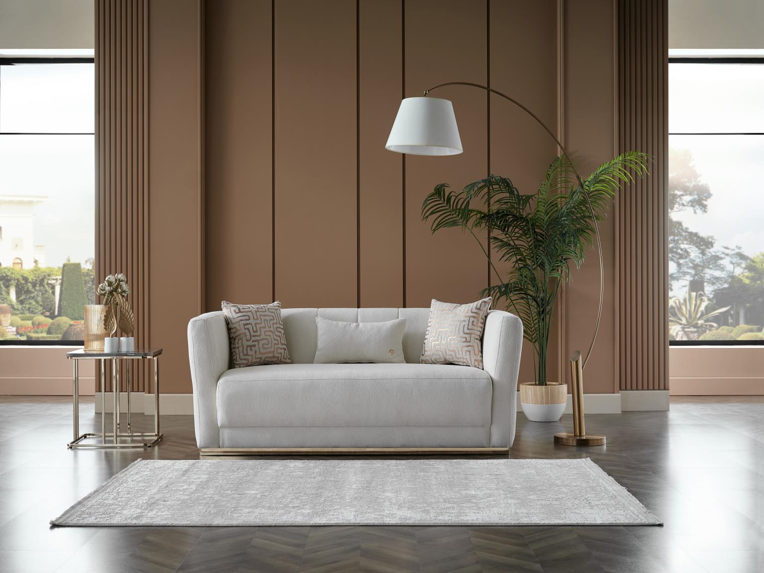 Monroe Living Room Set Sofa Loveseat Armchair - Berre Furniture