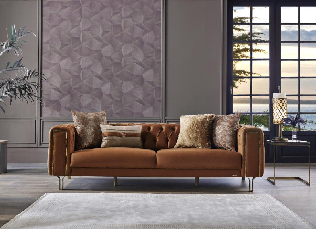 Montego Love Seat by Bellona DARK BRICK