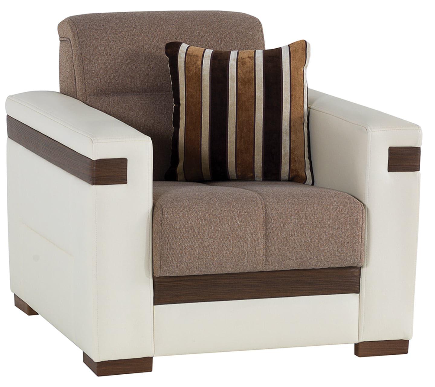 Moon ArmChair (Platin Mustard) by Bellona