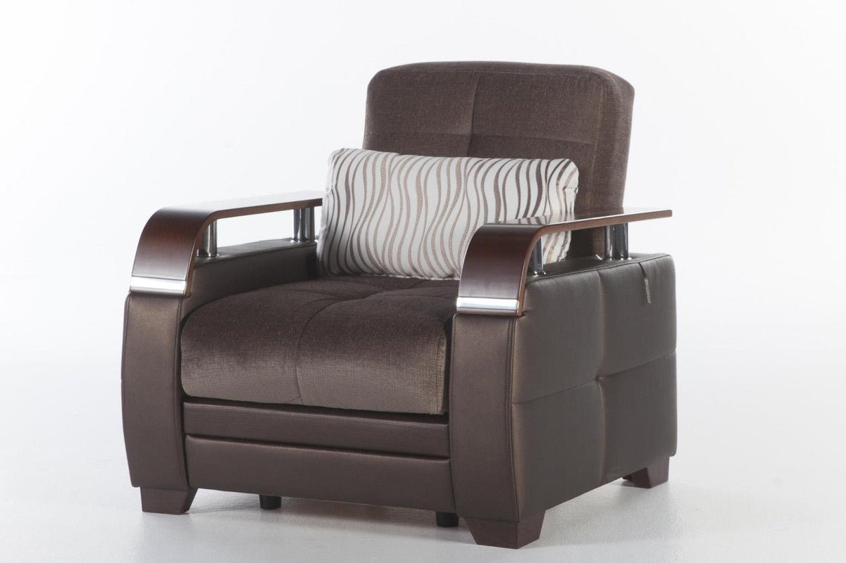 Natural Armchair by Bellona PRESTIGE BROWN