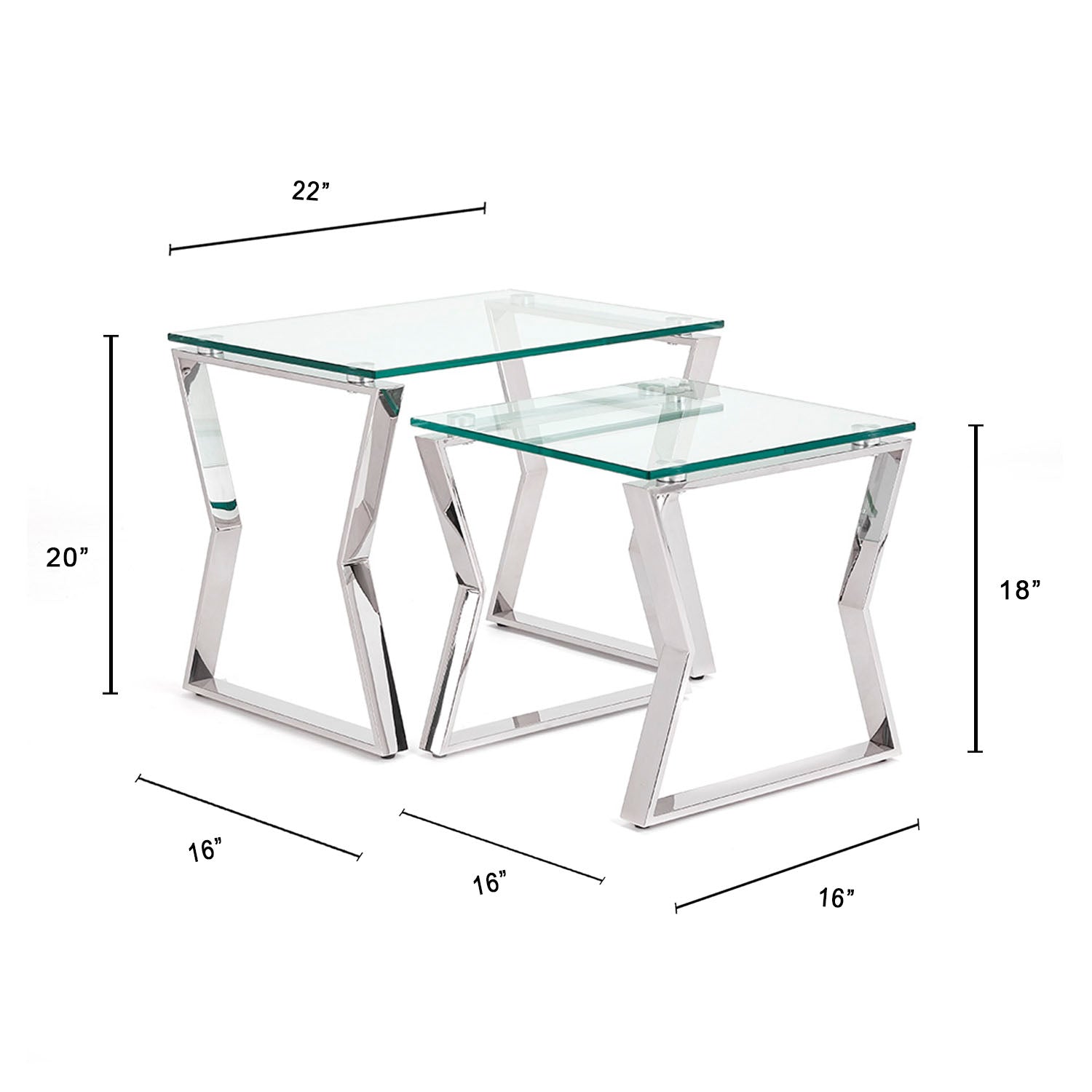 NOA Nesting End Table