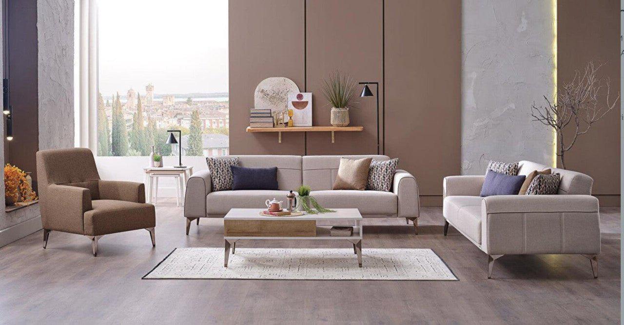 Pandora Living Room Set Sofa Loveseat Armchair by Bellona