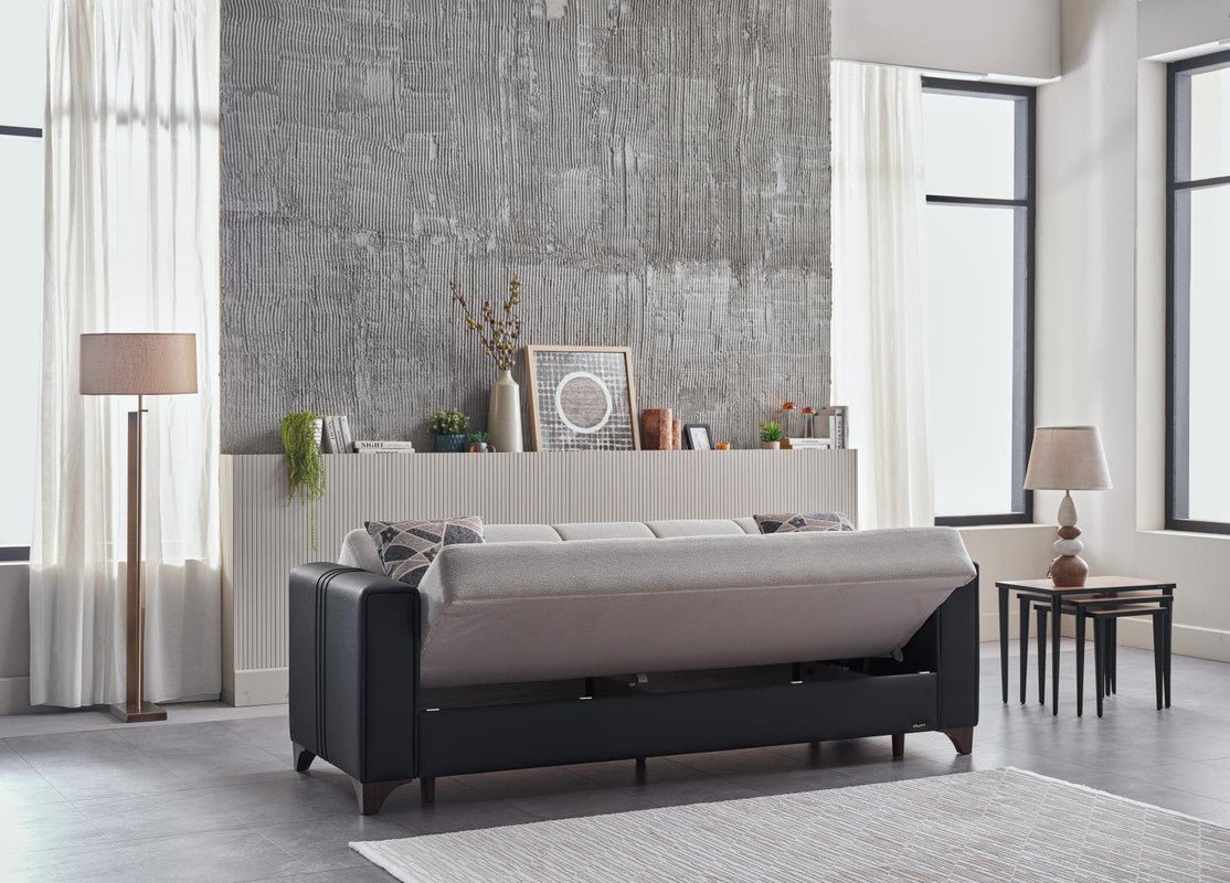 Parma 3 Seat Sleeper Sofa (Boss Cream) by Bellona