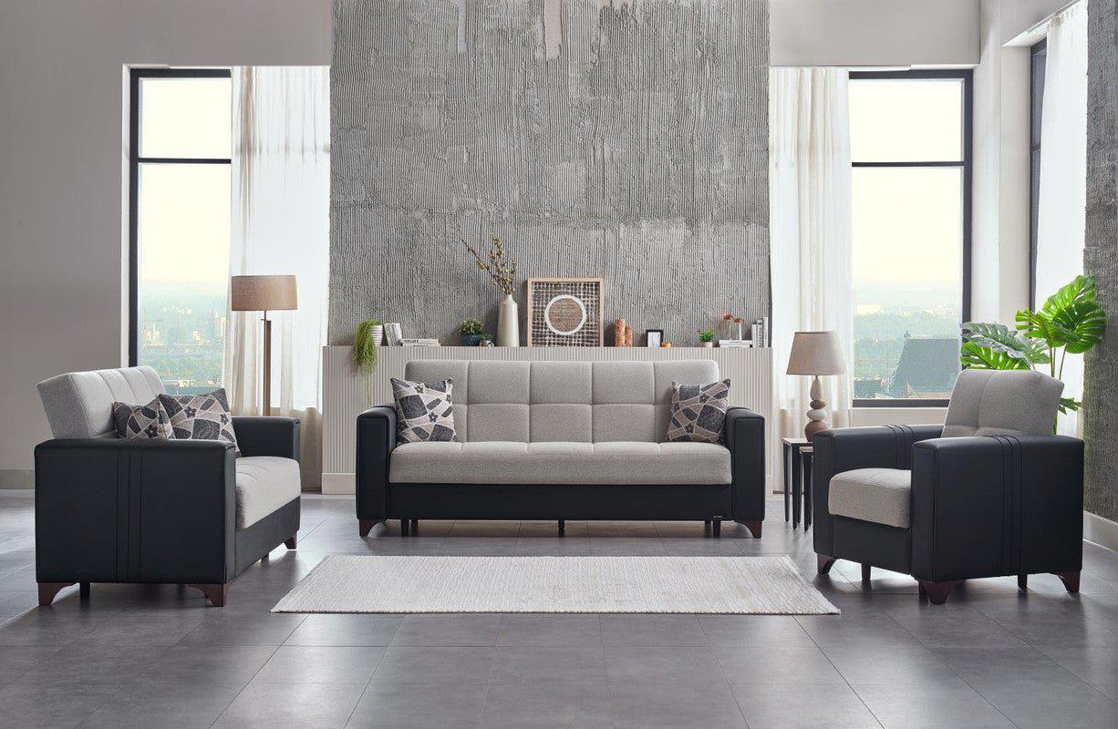 Parma Living Room Set Sofa Loveseat Armchair by Bellona