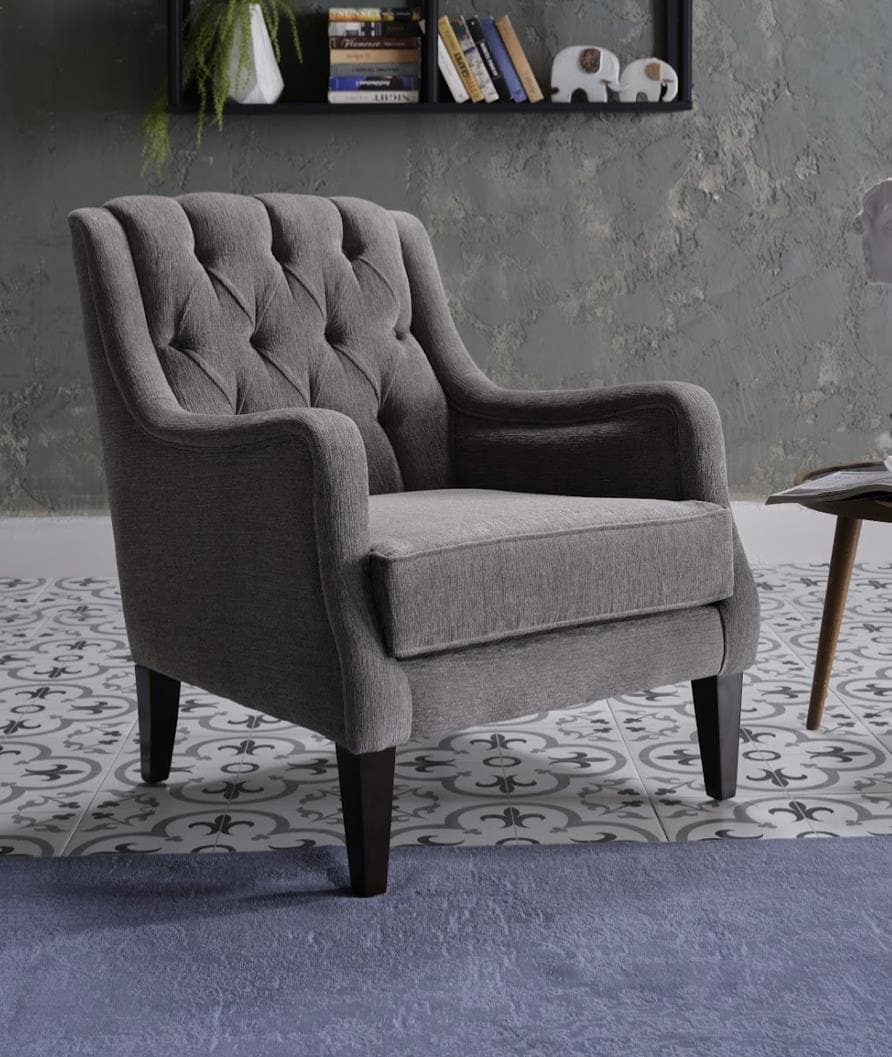 Pearle Accent Armchair by Bellona PEARLE GREY