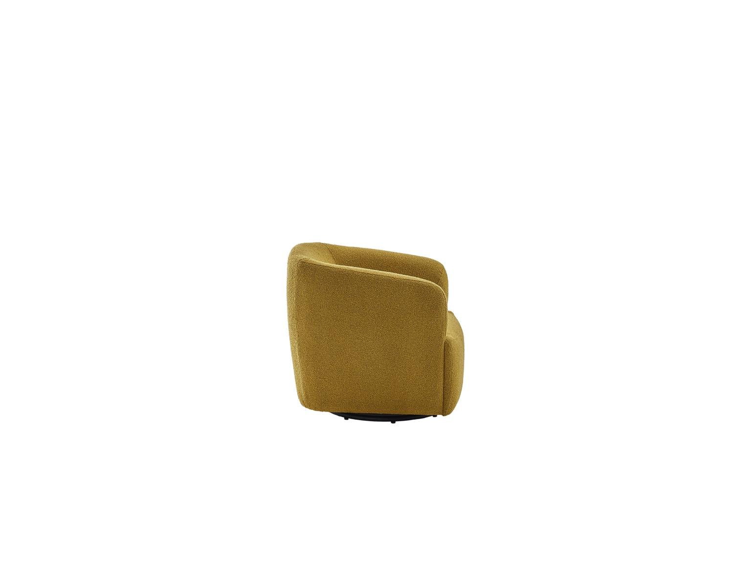 Picasso Swivel Chair (Oscar Mustard) by Bellona