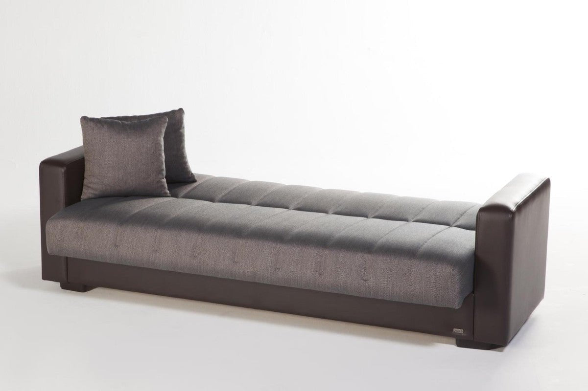 Sidney 3 Seat Sleeper Sofa (Bolzoni Brown) 1 Piece by Bellona
