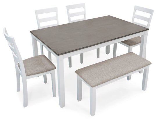 STONEHOLLOW RECT DRM TABLE (SET OF 6)