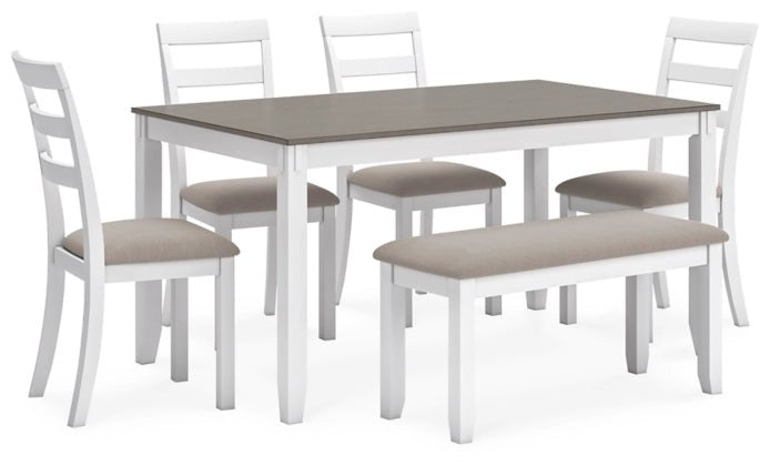 STONEHOLLOW RECT DRM TABLE (SET OF 6)