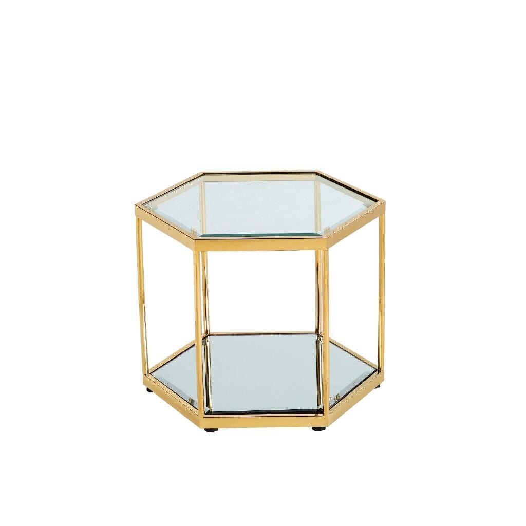 SWAINSON End Table Gold