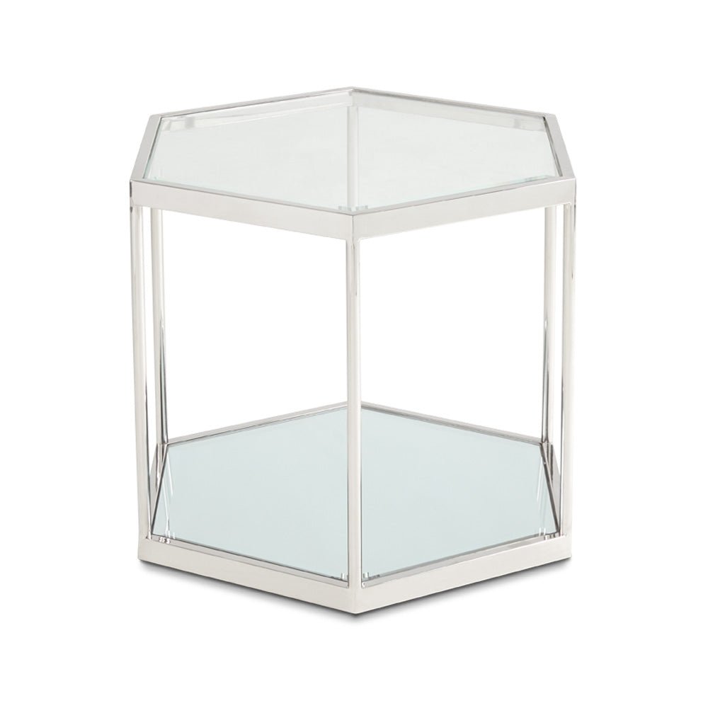 SWAINSON End Table Silver