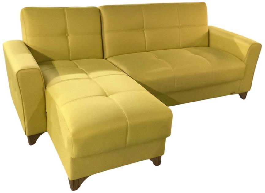 Tina Sleeper Sectional by Bellona MUSTARD