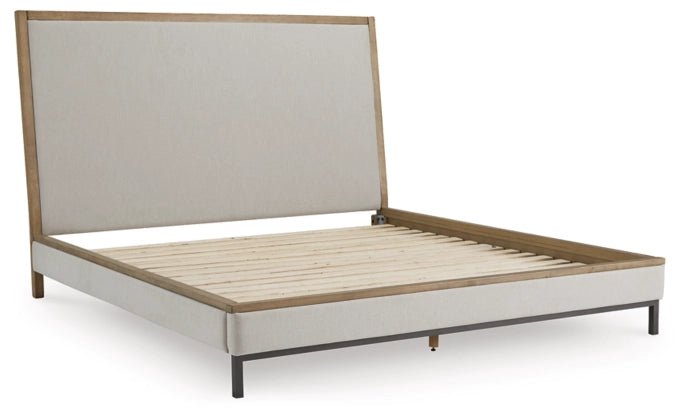 Tomtyn Queen Upholstered Bed Frame - Berre Furniture