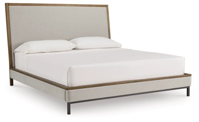 Tomtyn Queen Upholstered Bed Frame - Berre Furniture