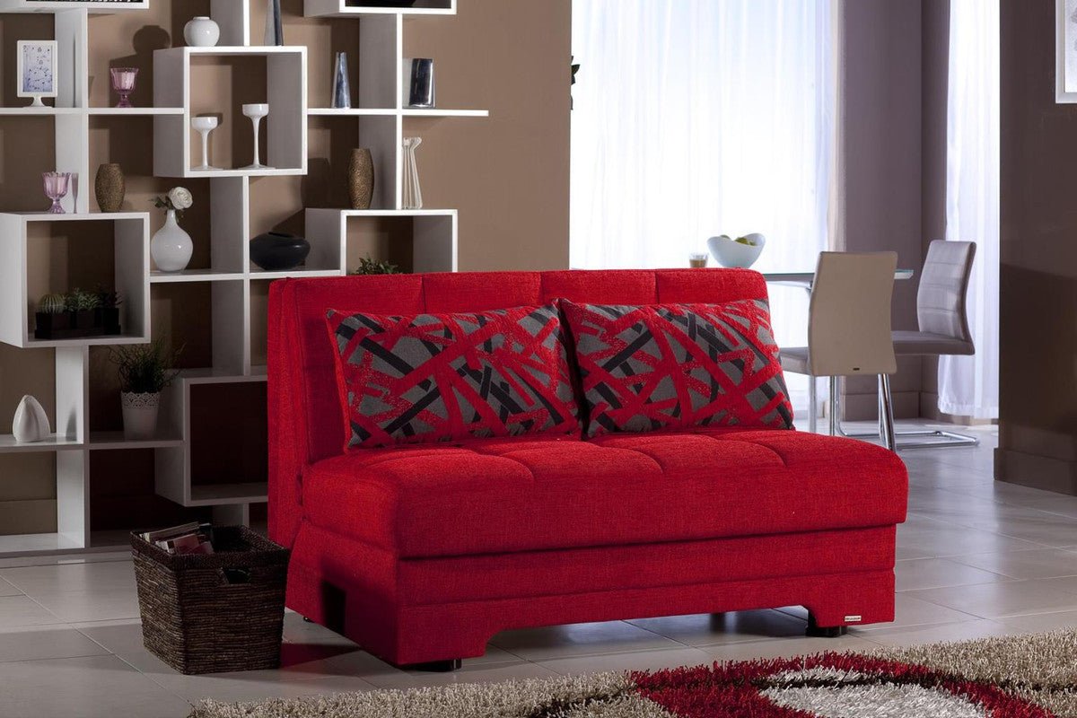 Twist Love Seat by Bellona STORY RED
