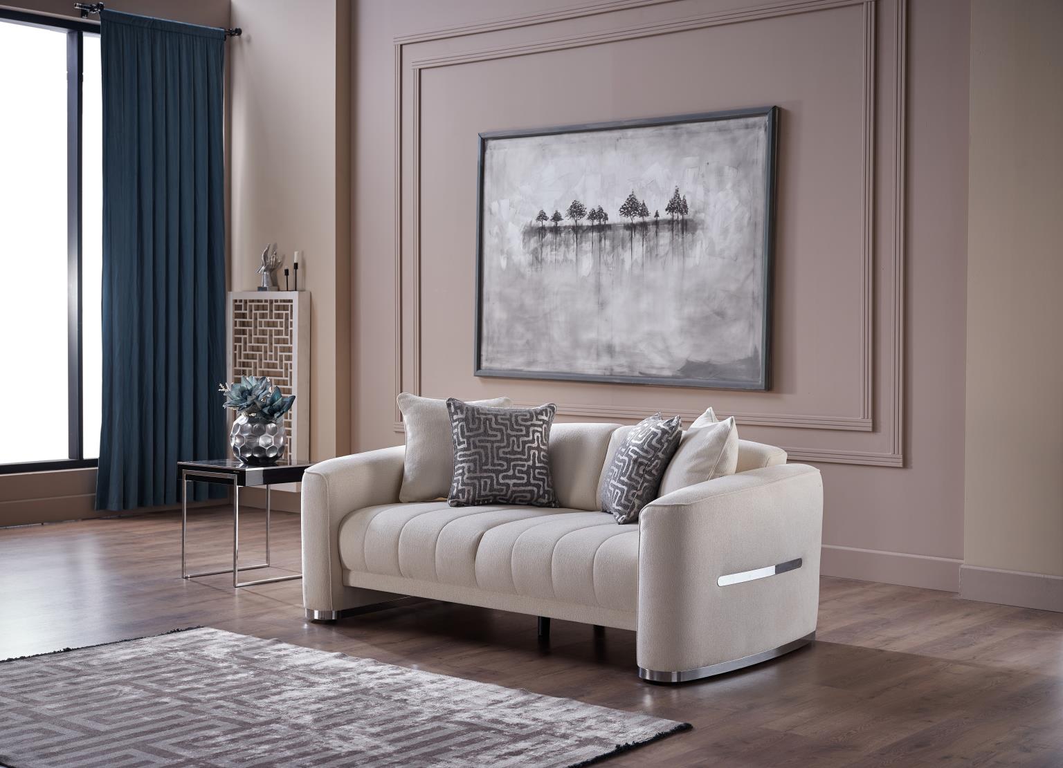 Venice Living Room Set Sofa Loveseat Armchair by Bellona - Berre Furniture