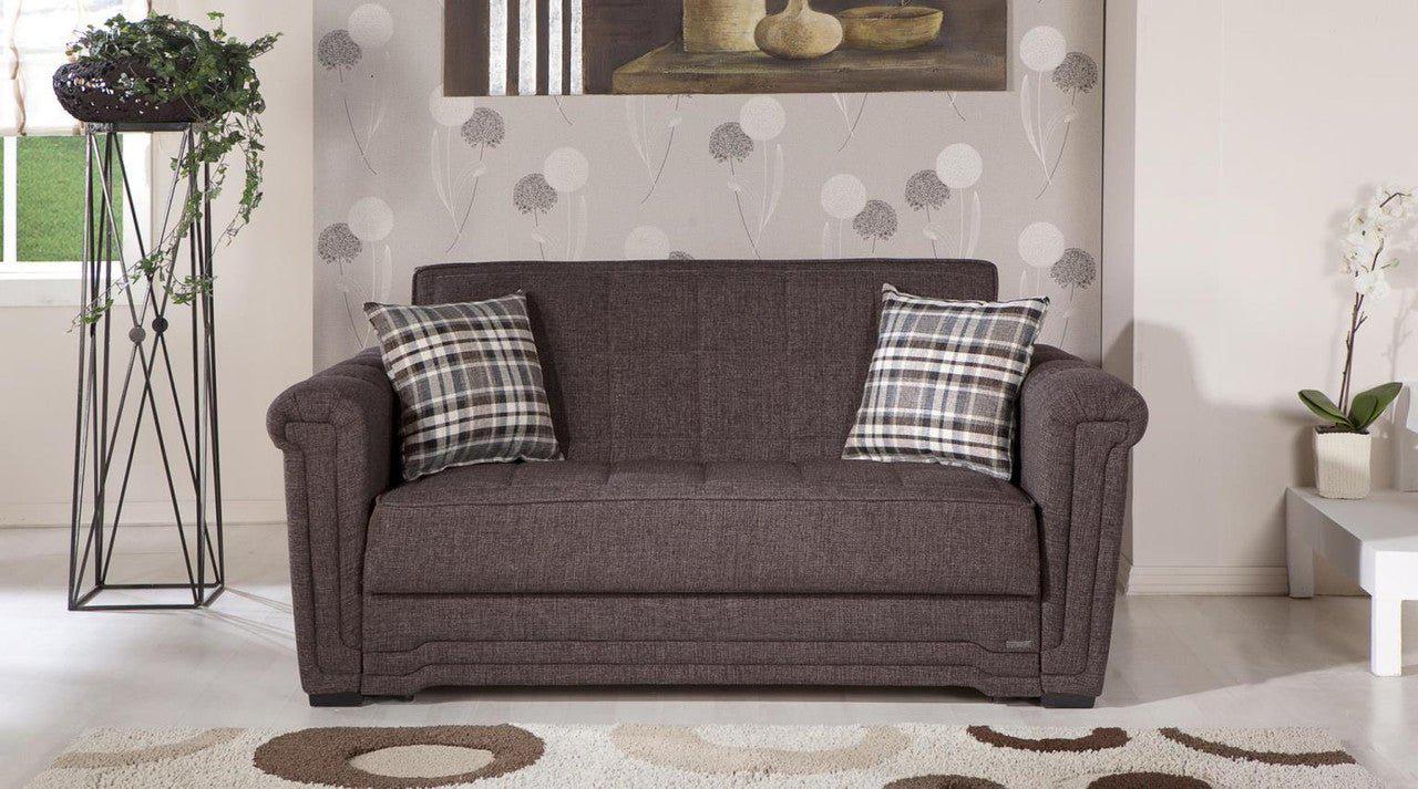 Victoria Love Seat by Bellona ANDRE DARK BROWN