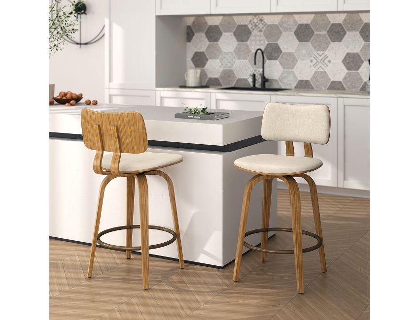 ZUNI 26" Counter Stool with Swivel - Berre Furniture