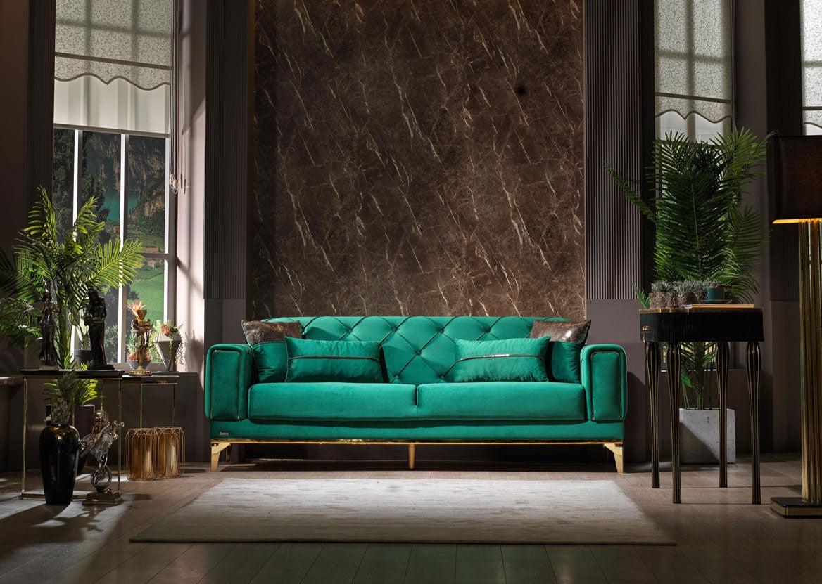 VALERIA Sofa Set Green