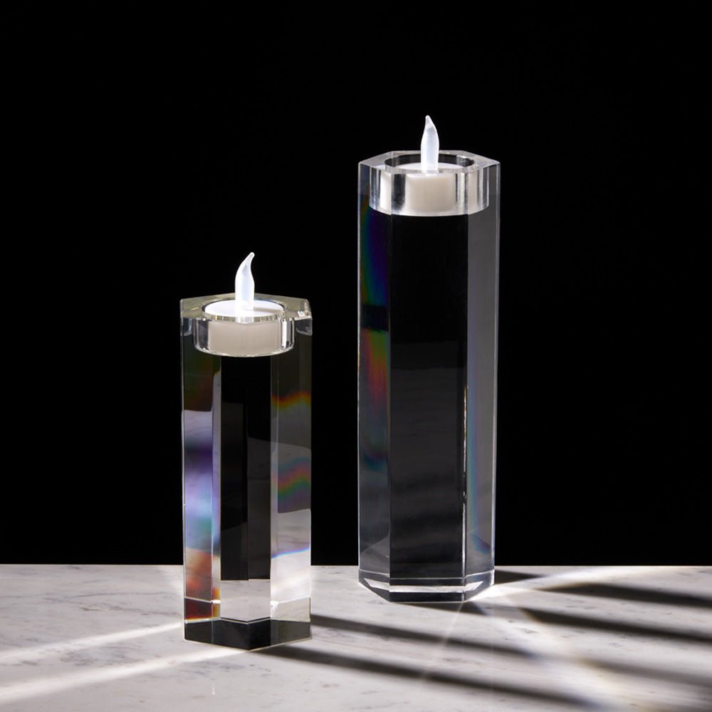 ACRYLIC Hexagonal Candle Holders