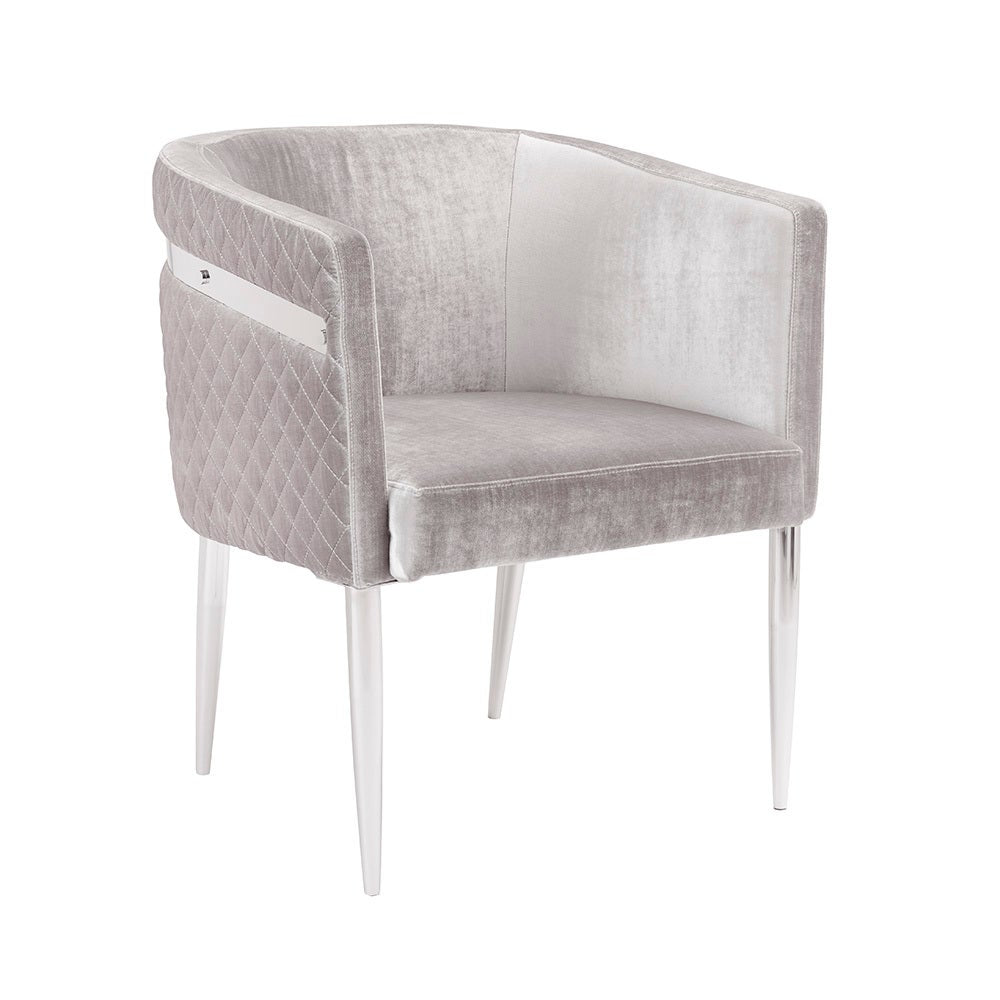 Anastasia Accent Chair Grey