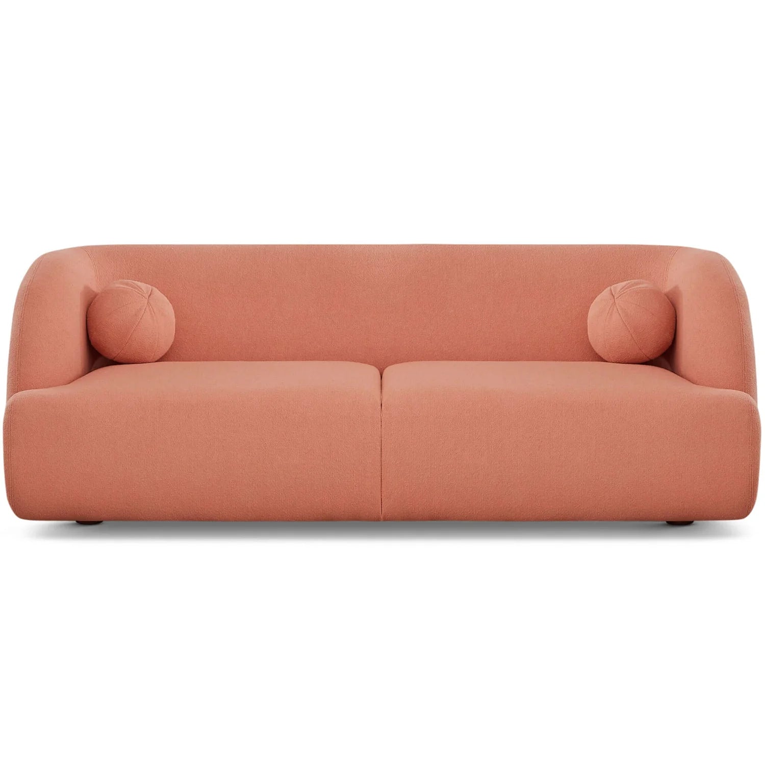 Anna French Boucle Sofa Pink