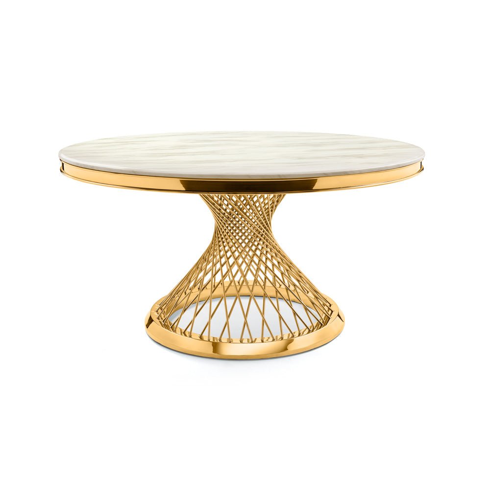 BAILEY Dining Table Gold