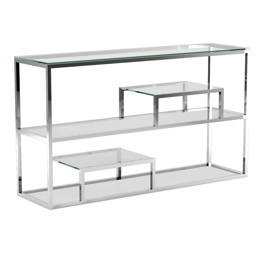 BAROLO Console Table Silver
