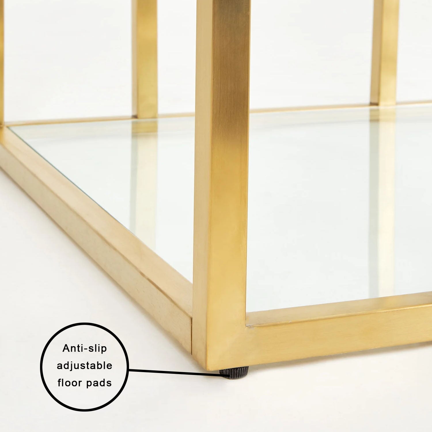 BAROLO Polished Steel End Table