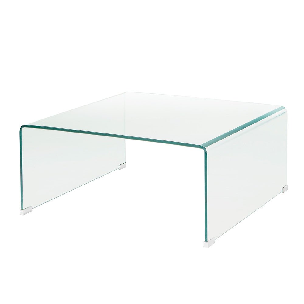 BENT GLASS Table Bent Glass Square Coffee Table