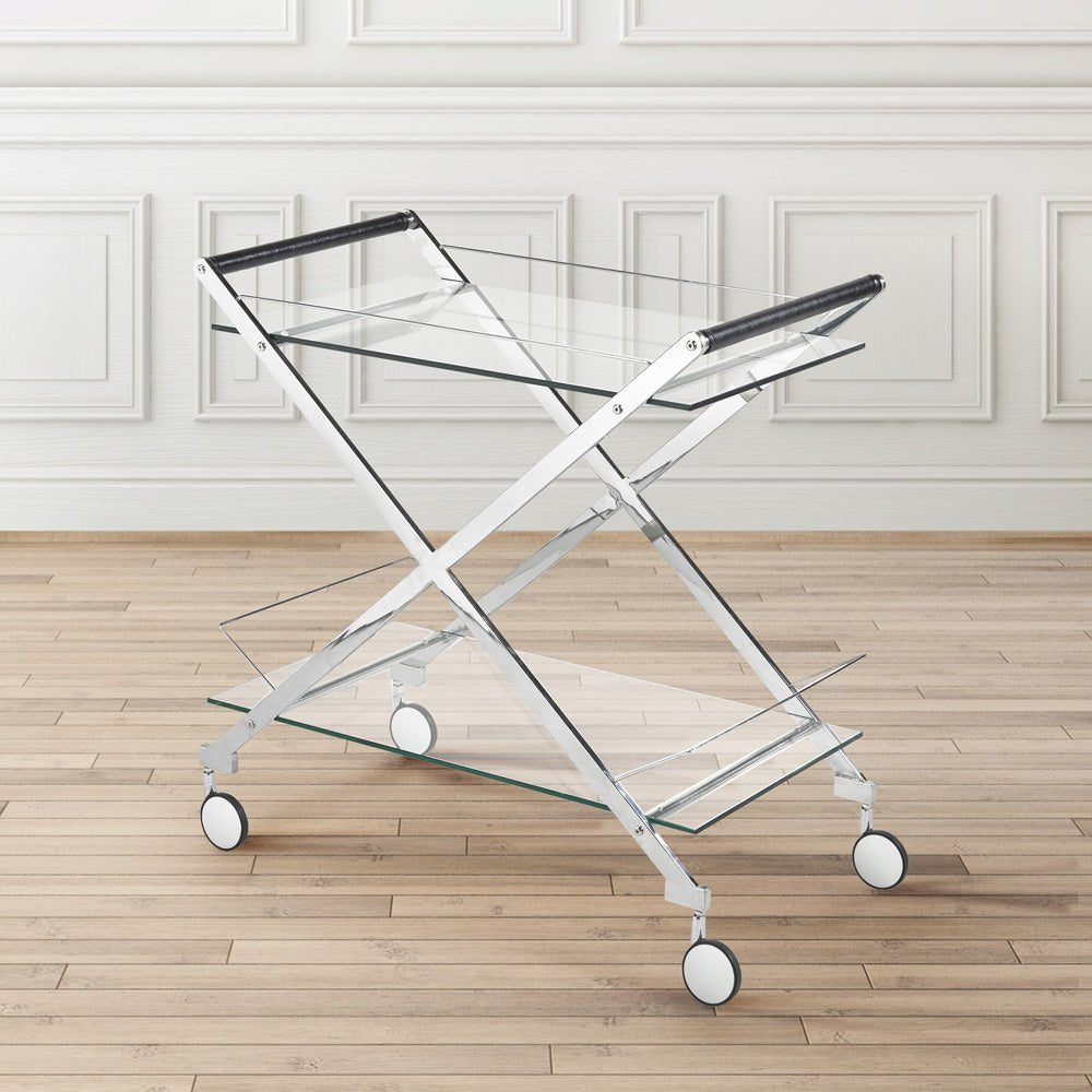 BERMUDA Bar Cart Silver