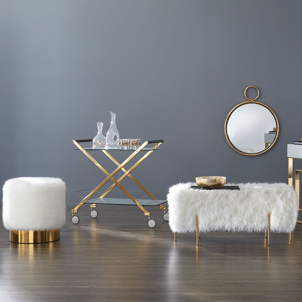 BERMUDA Bar Cart Gold
