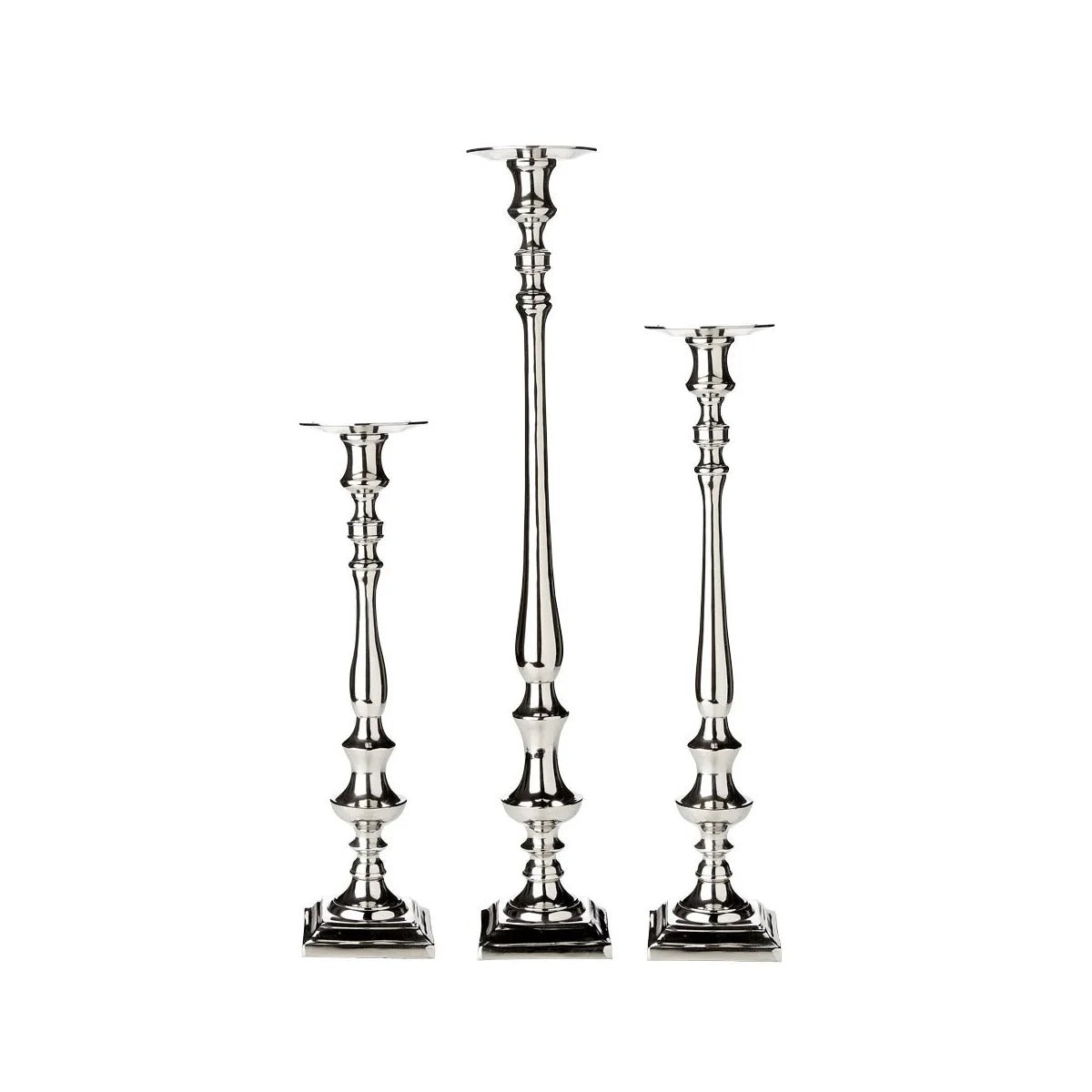 CANDLE HOLDER SET GOLD Silver