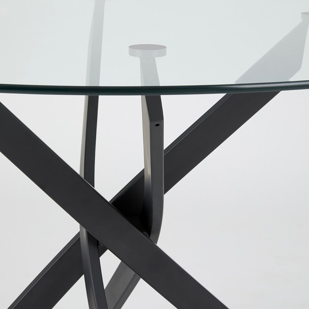 CAROL Dining Table Black Frame