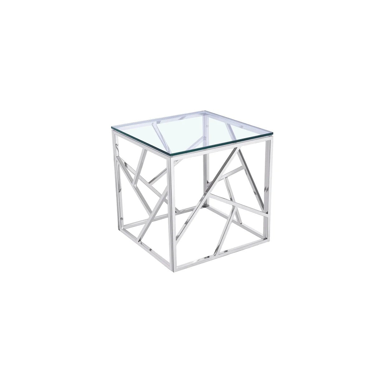 CAROLE End Table Chrome