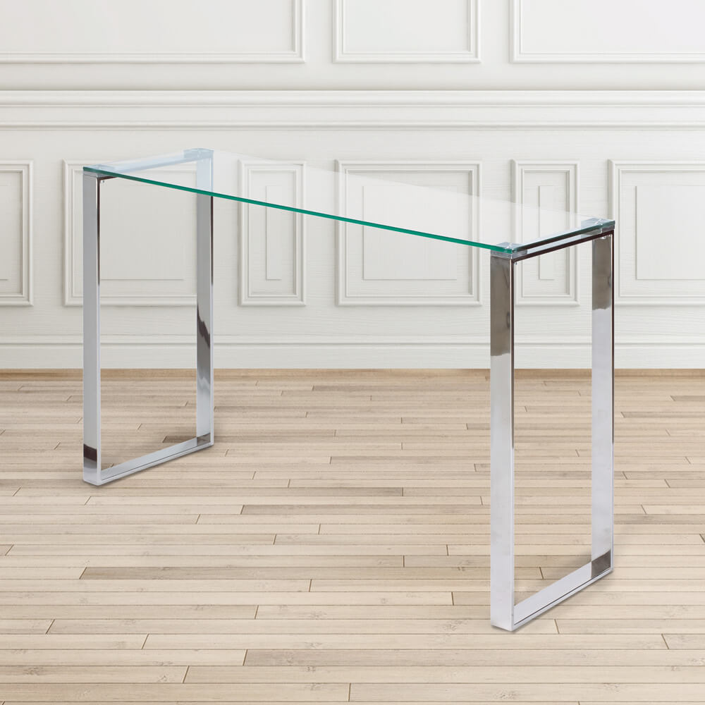 DAVID Console Table Silver Console