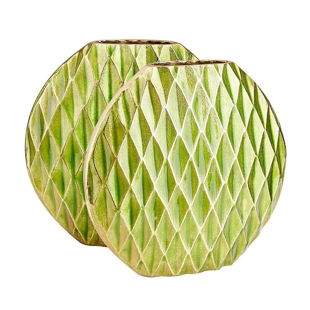 DECORATIVE Flower Vase Green