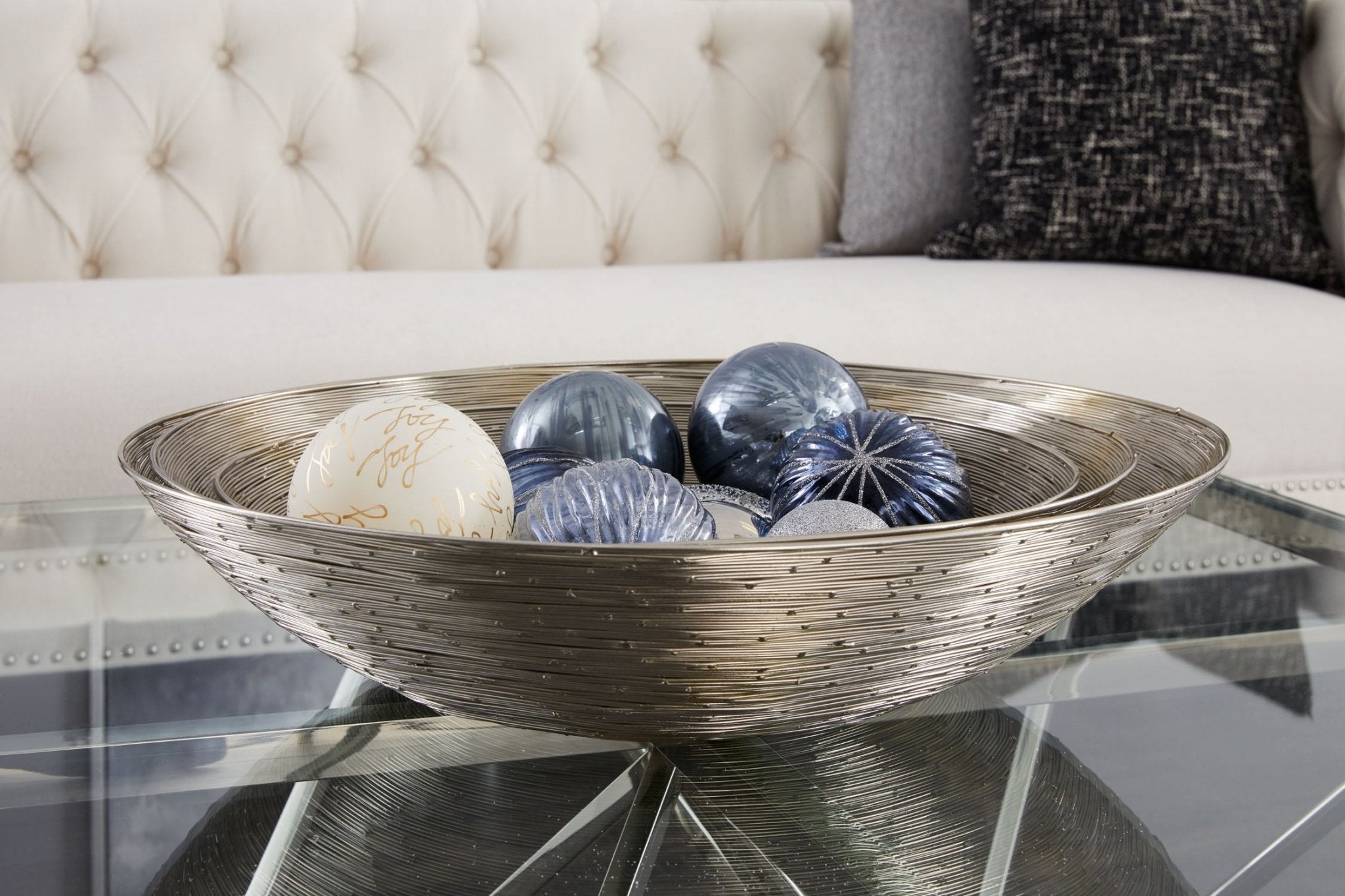 DECORATIVE Wire Bowl