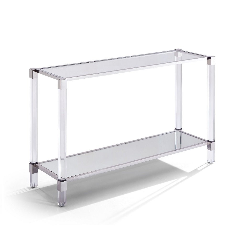 DUDLEY Console Table Silver
