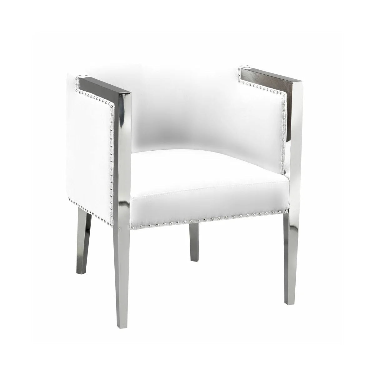 ELVIS ACCENT CHAIR White