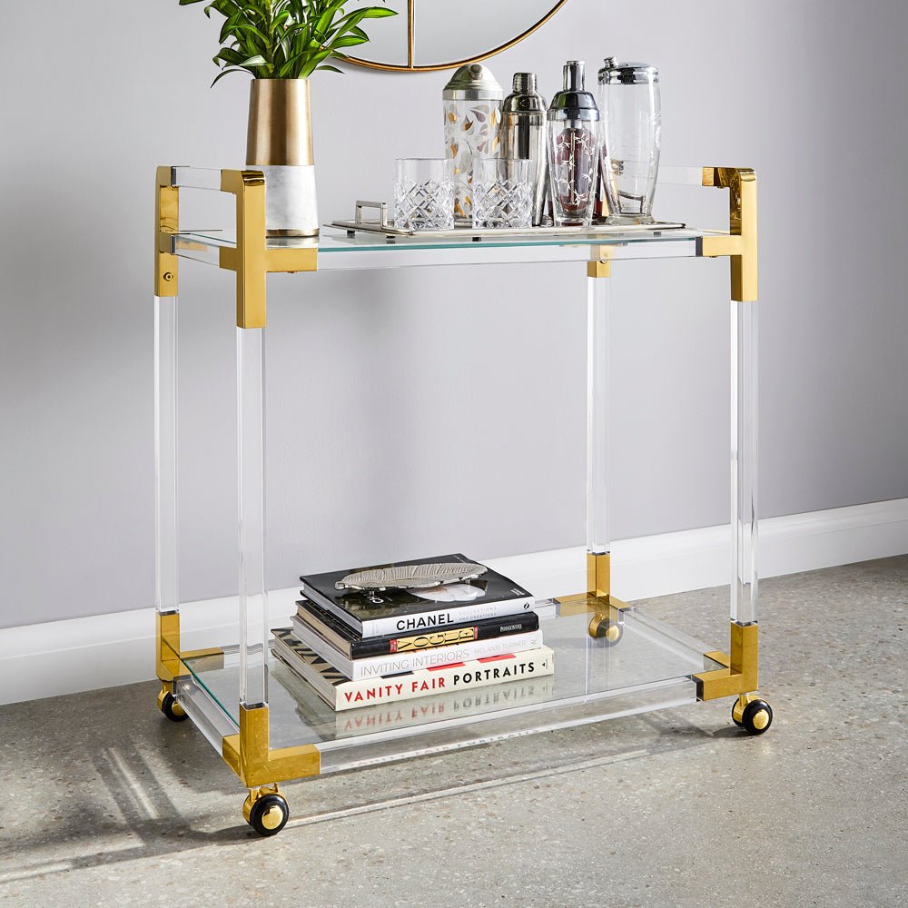 ESME Bar Cart Gold