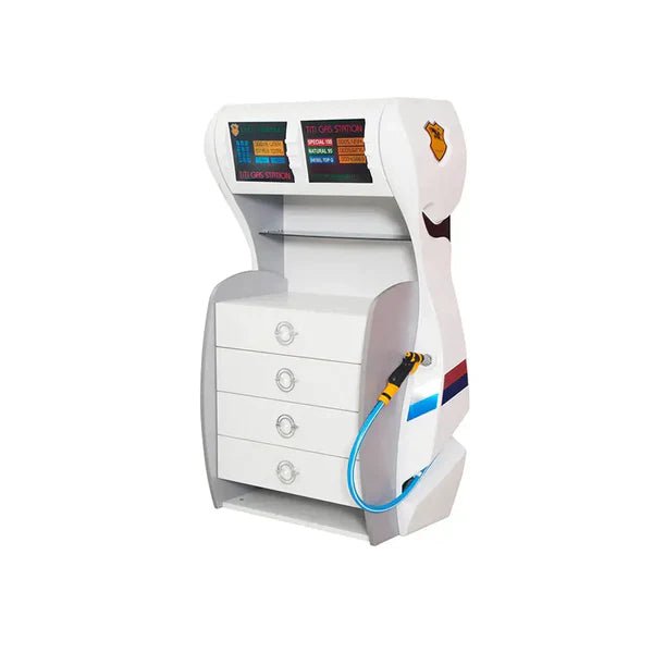 Gas Pump Dresser for Kids White