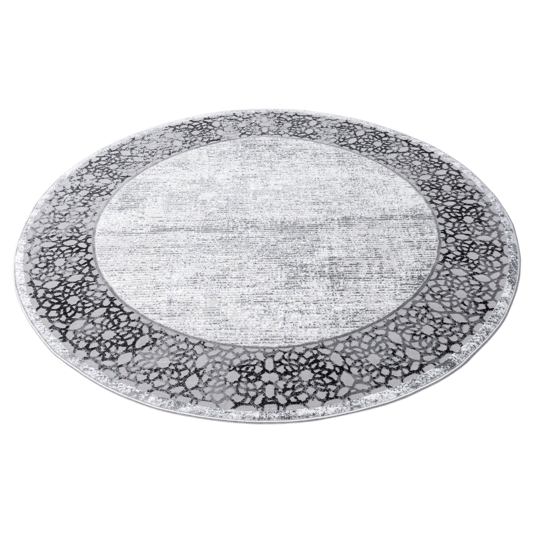 Grey Mandala Rug