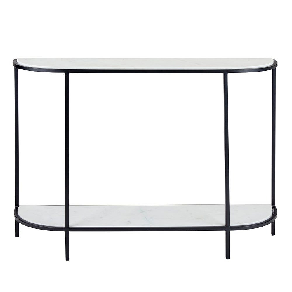 HALF ROUND Console Table Black